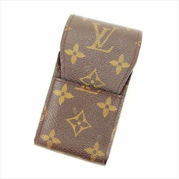 Louis Vuitton Cigarette case Monogram Brown Woman Authentic Used - Picture 1 of 4